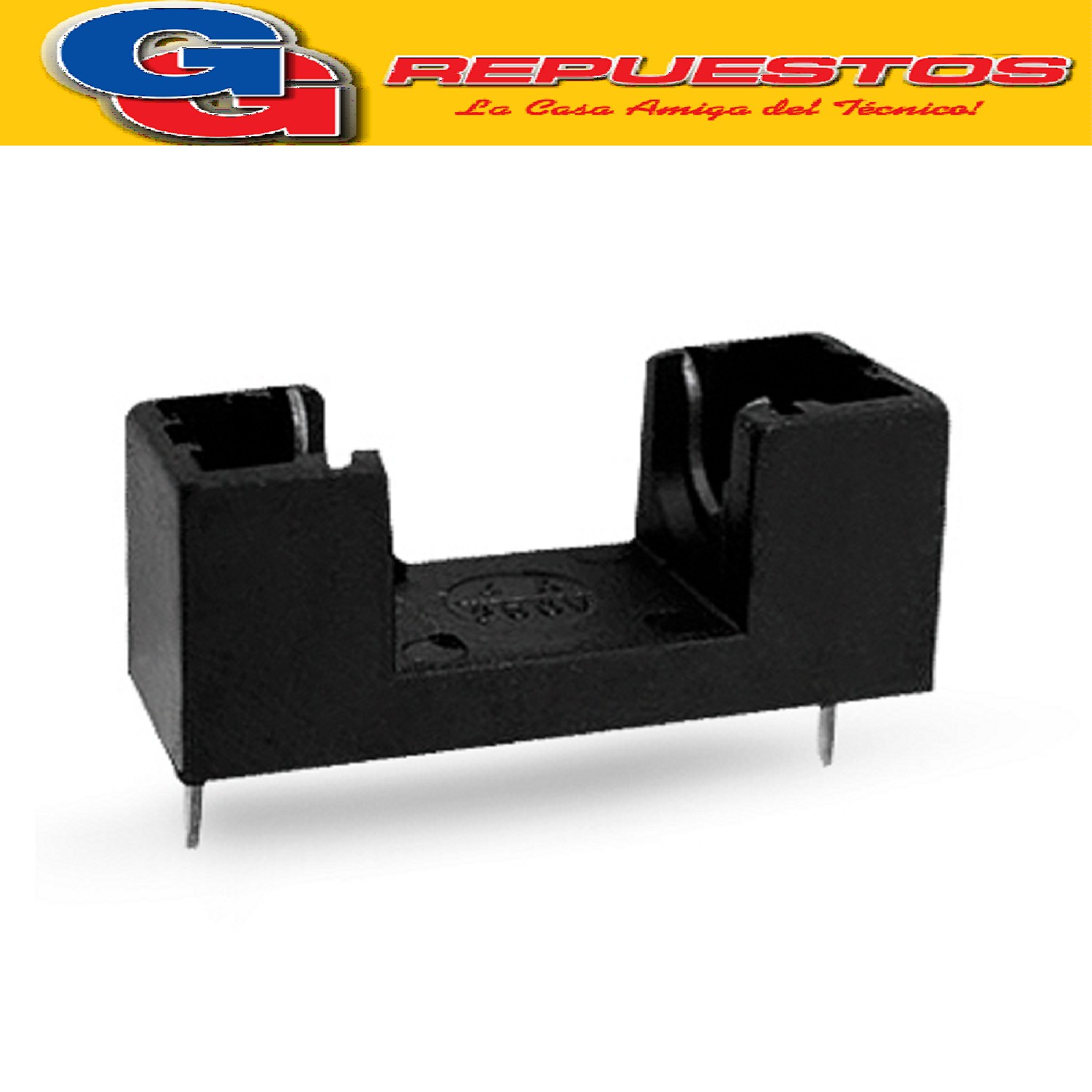 PORTAFUSIBLE CUNA 20 X 5MM 15A 250VAC
