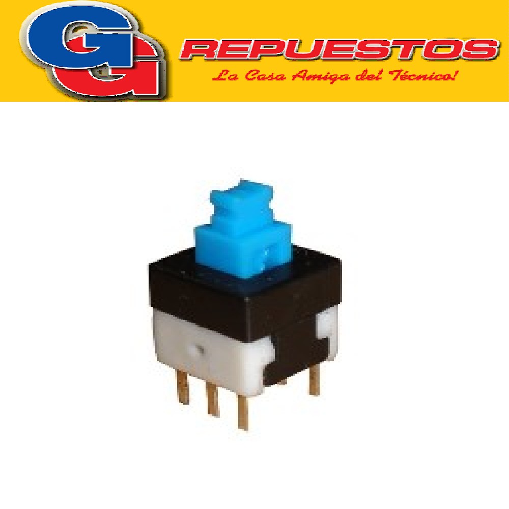 PUSH BUTTON 2 Inv. ON-ON RETENIDO (8x8mm)