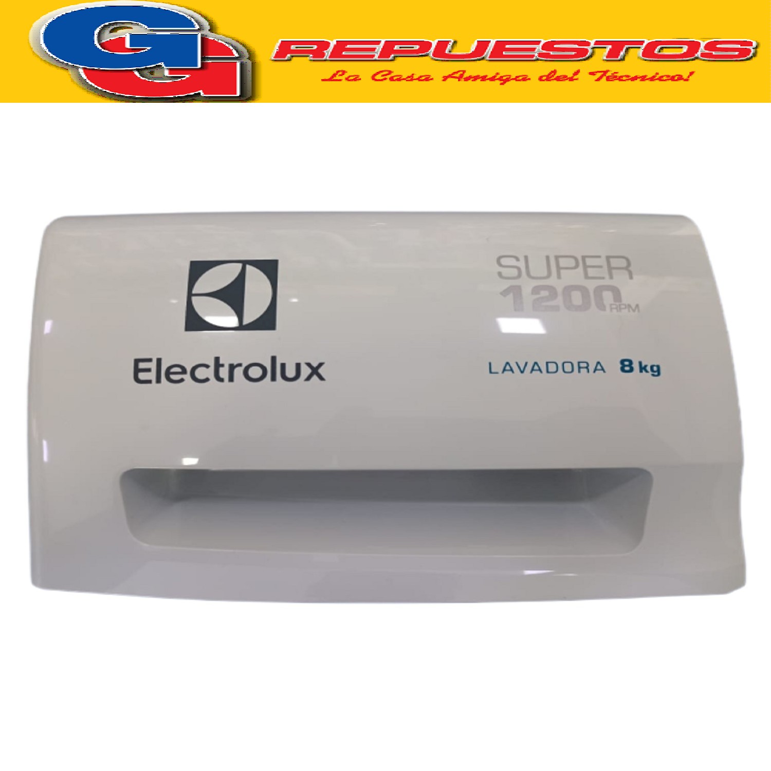 FRENTE DE JABONERA LAVARROPAS ELECTROLUX ELX ORIGINAL FRENTE JABONERA PARA LAVARROPAS ELECTROLUX ELX ELAF08W 8KG 1200RPM Cod Original: WW01A01023 709803498