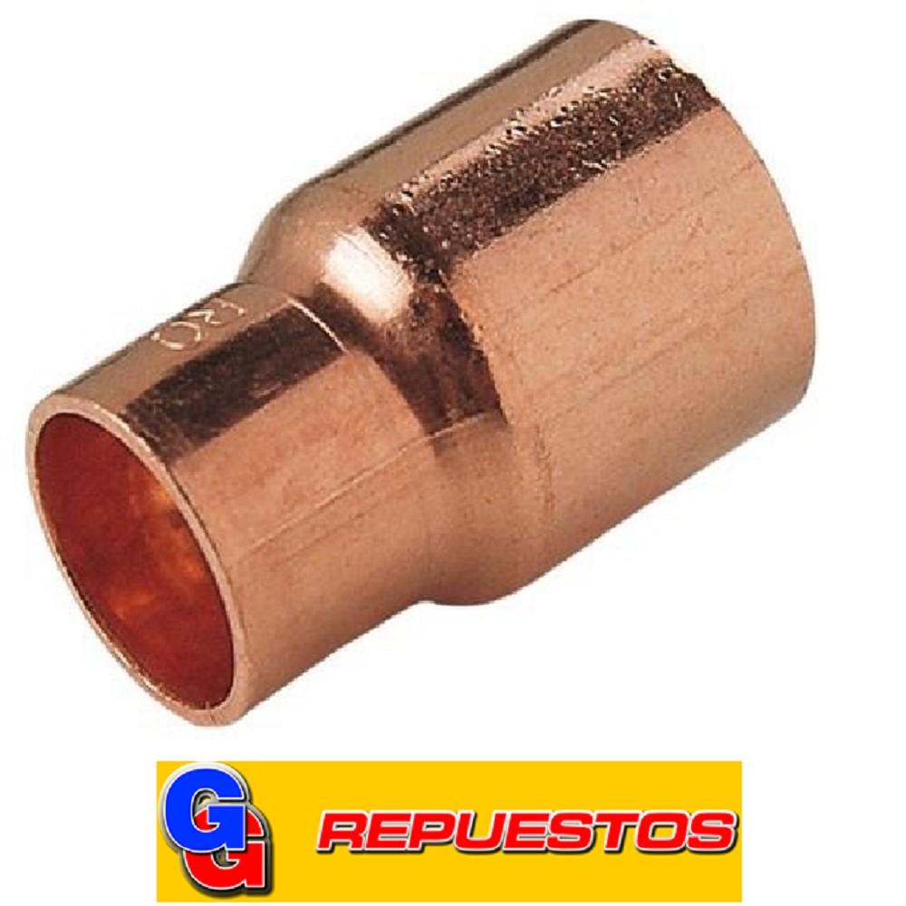 UNIONES DE COBRE REDUCCION 1/2 x 1/4