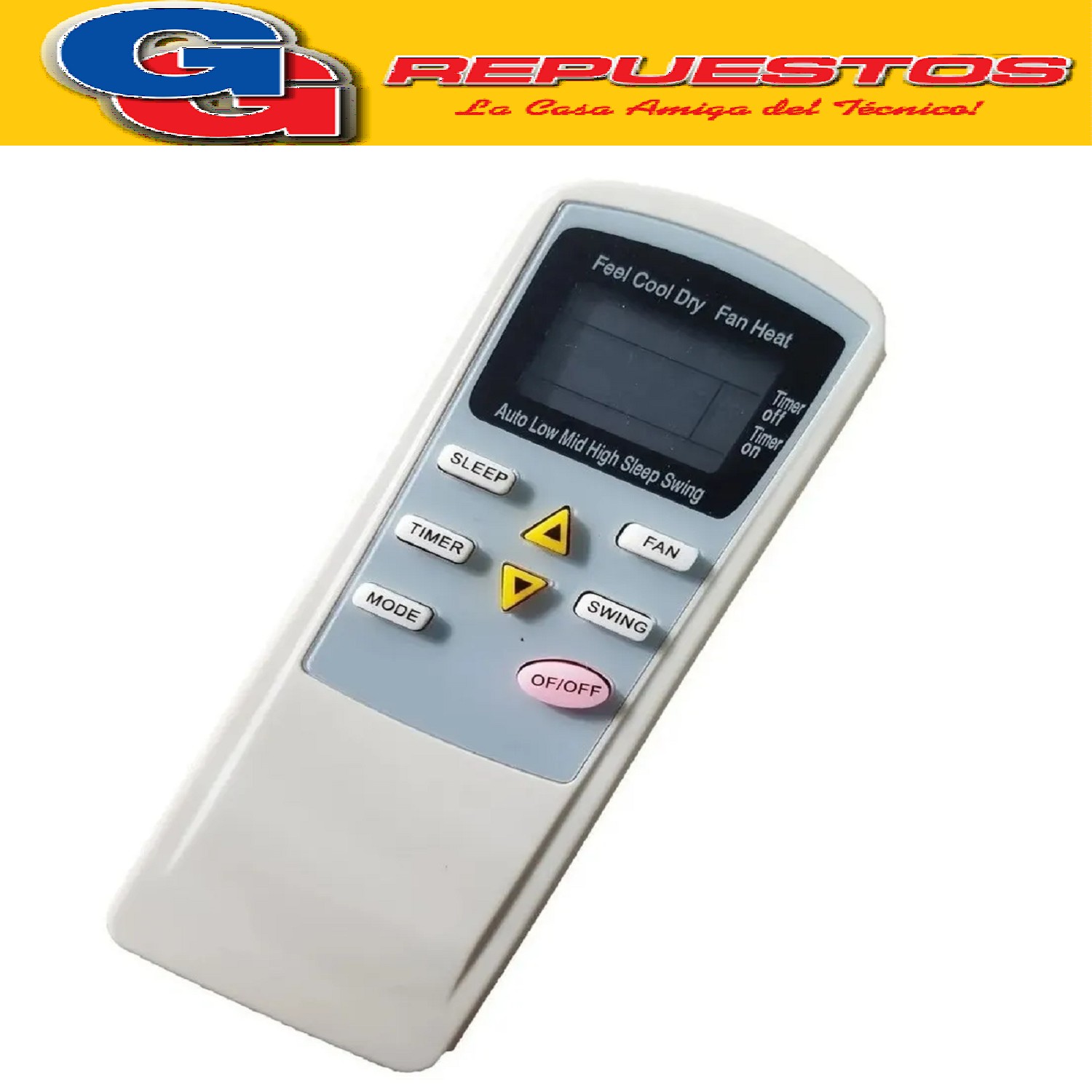 CONTROL REMOTO AIRE ACONDICIONADO SPLIT PARA AR816 TCL -RCA- DELONGHI ...