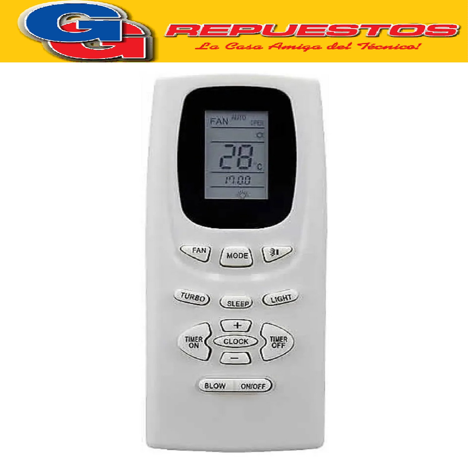 CONTROL REMOTO AIRE ACONDICIONADO SPLIT AR817 SANYO PHILCO C OVENTRY NOBLEX CADIF NOBLE GREE A417