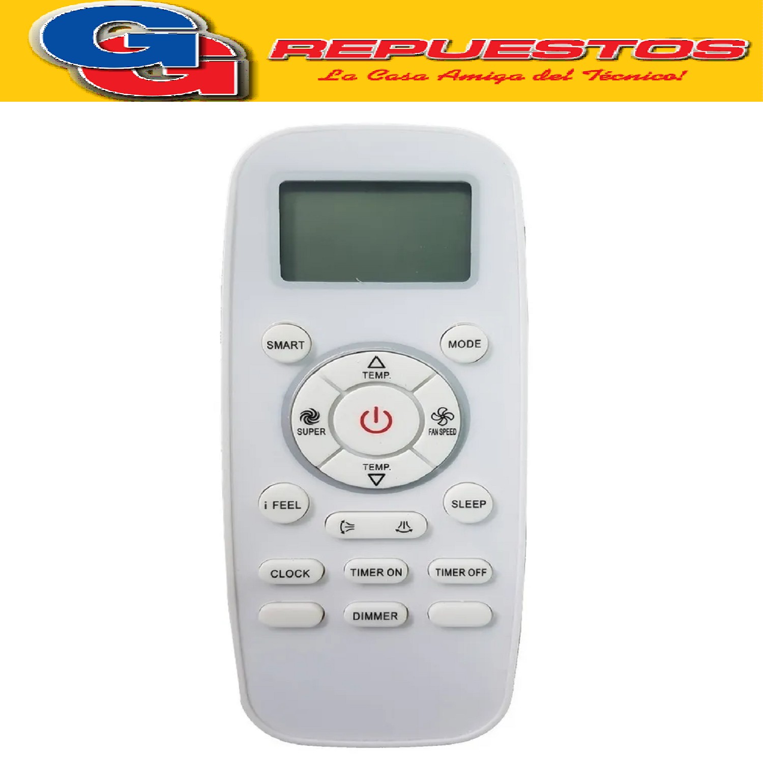 CONTROL REMOTO AIRE ACONDICIONADO SPLIT AR833 BGH - HISENSE  - YORK - RCA A433 DG11L103