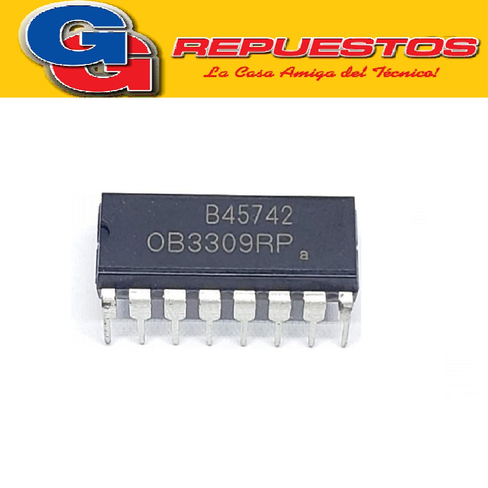 CIRCUITO INTEGRADO OB3309RP - DIP8 - PROTEGE LA FUENTE DEL TV LCD HITACHI CDH-L32DIGS04