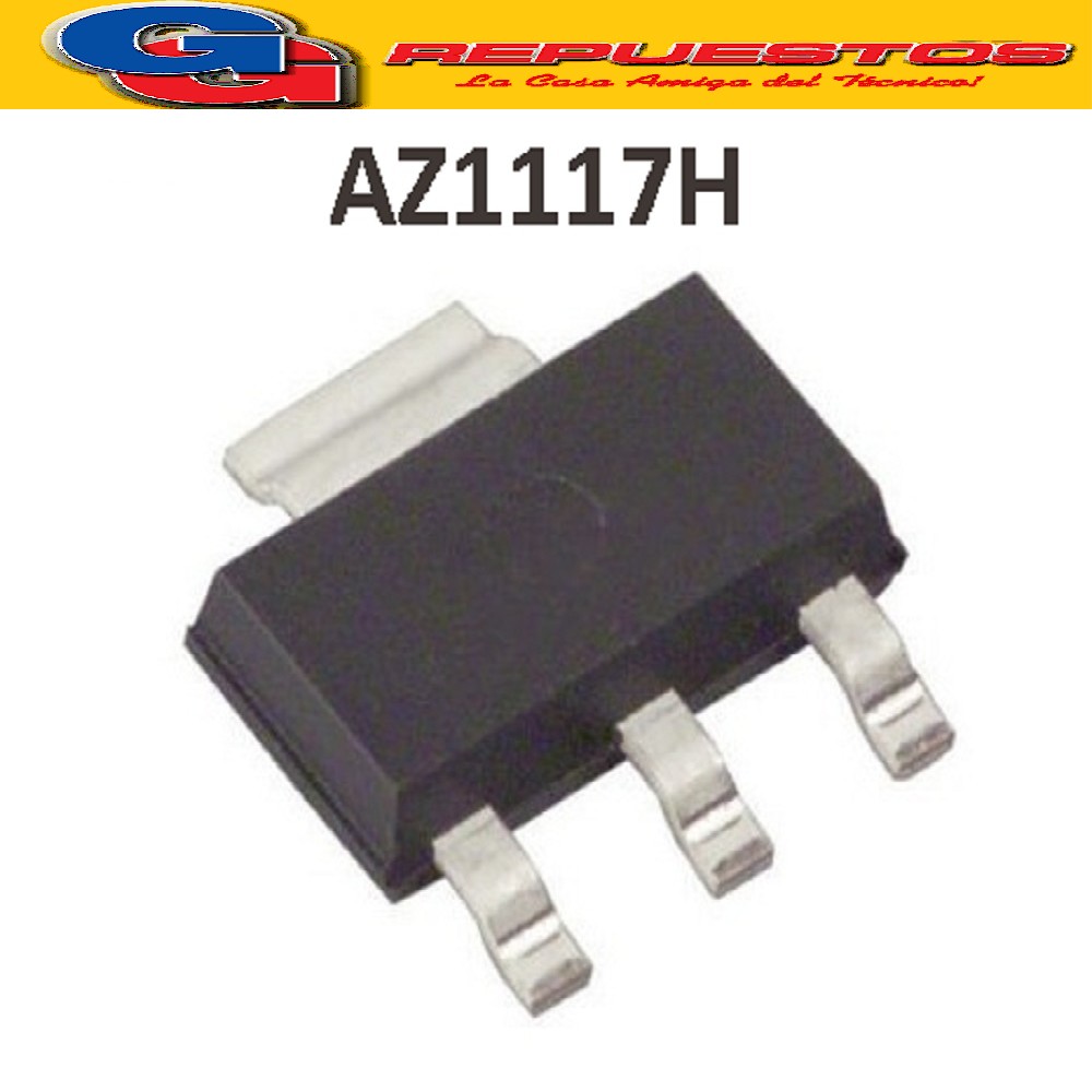 AZ1117H-1.8 / SOT 223 TRANSISTOR REEMPLAZO GH17L SMD AMS1117 1.8V