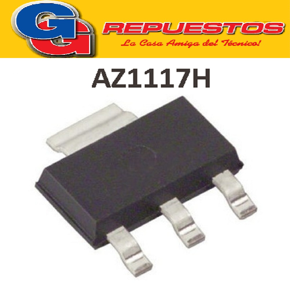 AZ1117H-5.0 / SOT 223 TRANSISTOR REEMPLAZO GH15E SMD