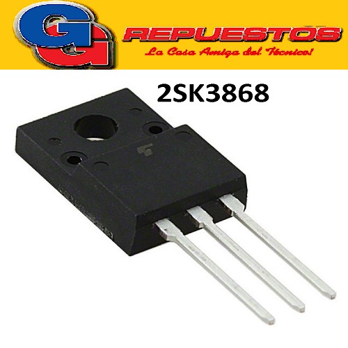 2SK3868 / TO-220FP TRANSISTOR MOSFET FET (500V/5A/35W/1.3 Mohms)