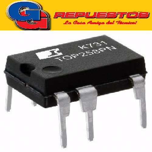 TOP258 PN DIP8 CIRCUITO INTEGRADO FUENTE SWITCHING TOP258PG