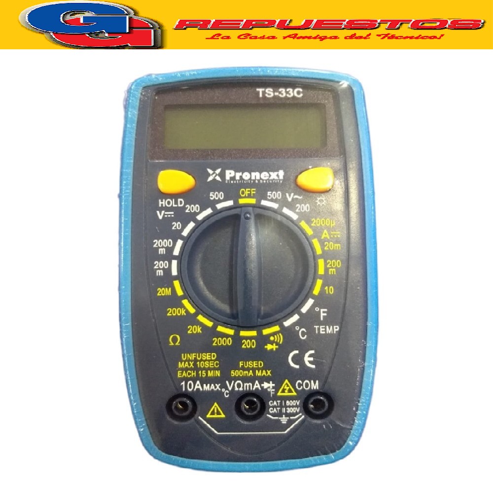 TESTERS DIGITALES TS 33C MIDE TEMPERATURA