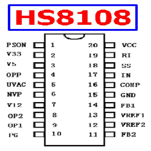 HS8108 CIRCUITO INTEGRADO