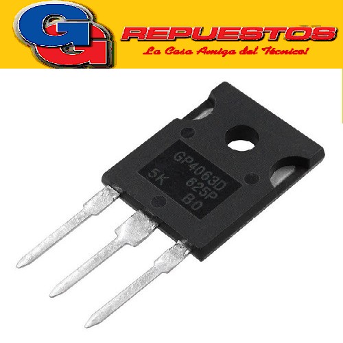 IRGP4063DPBF TRANSISTOR BIPOLAR DE PUERTA AISLADA -IGBT- CANAL N (600V/330W/96A) TO247