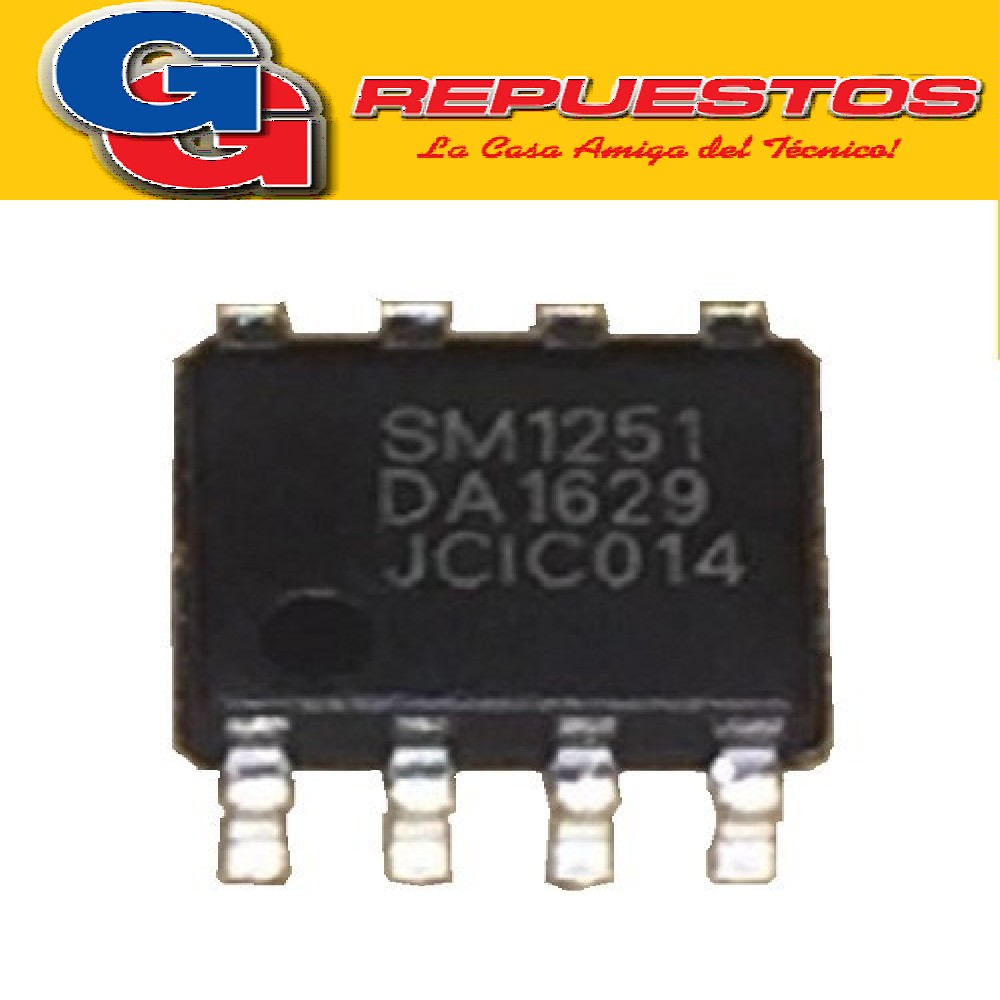 SM1251 CIRCUITO INTEGRADO -SMD- (3.3V-5V/100mA/125KHZ)