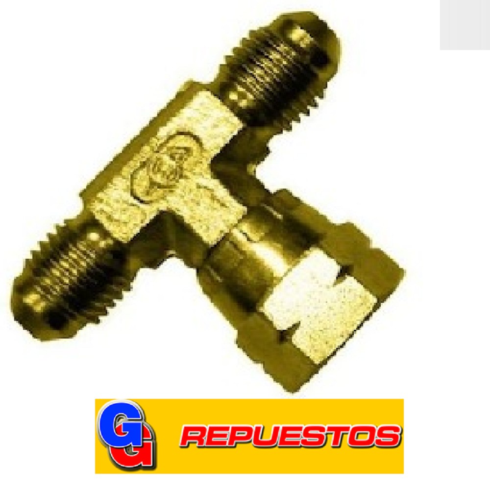 TEE DE BRONCE 1/4¨FM * 1/8NPT-H * 1/4¨FM