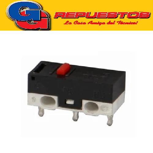 MICROSWITCH  1A 250V MINI PARA CIRCUITO IMPRESO SIN LEVA LARGO 12.6 mm ANCHO 5.8 mm ALTO 6.10mm