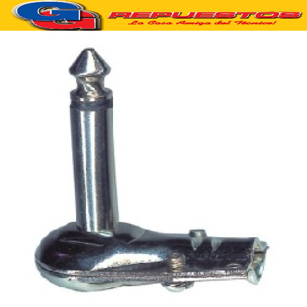 CONECTOR FICHA PLUG 6.5mm MONO METALICO 90 Grados