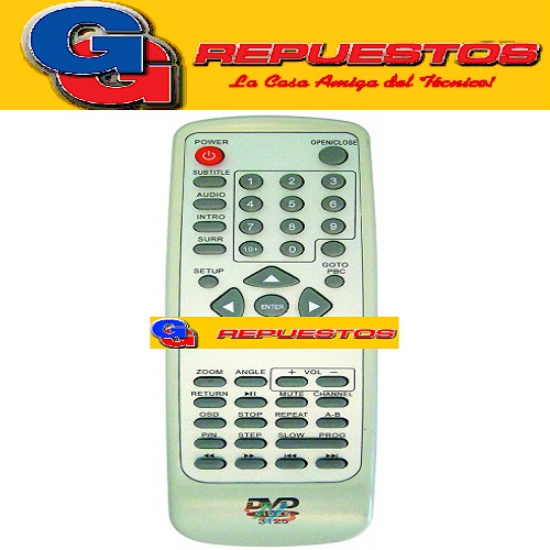 CONTROL REMOTO DVD TCL 3125