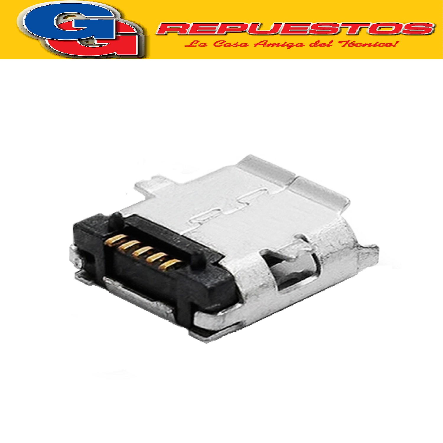 CONECTOR MICRO USB HEMBRA PARA SMARTPHONES Y TABLET (MONTAJE D)