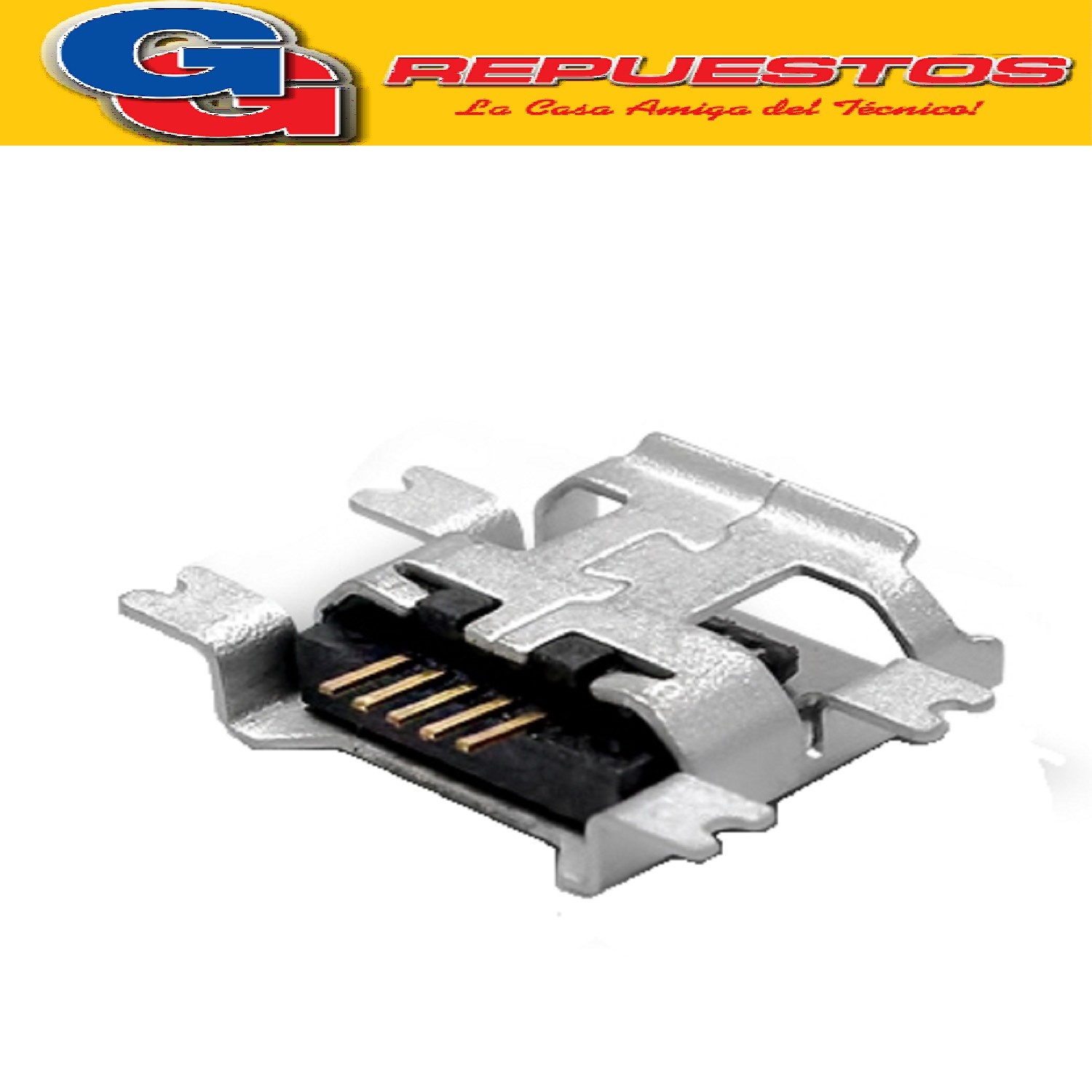 CONECTOR MICRO USB HEMBRA PARA SMARTPHONES Y TABLET (MONTAJE A)