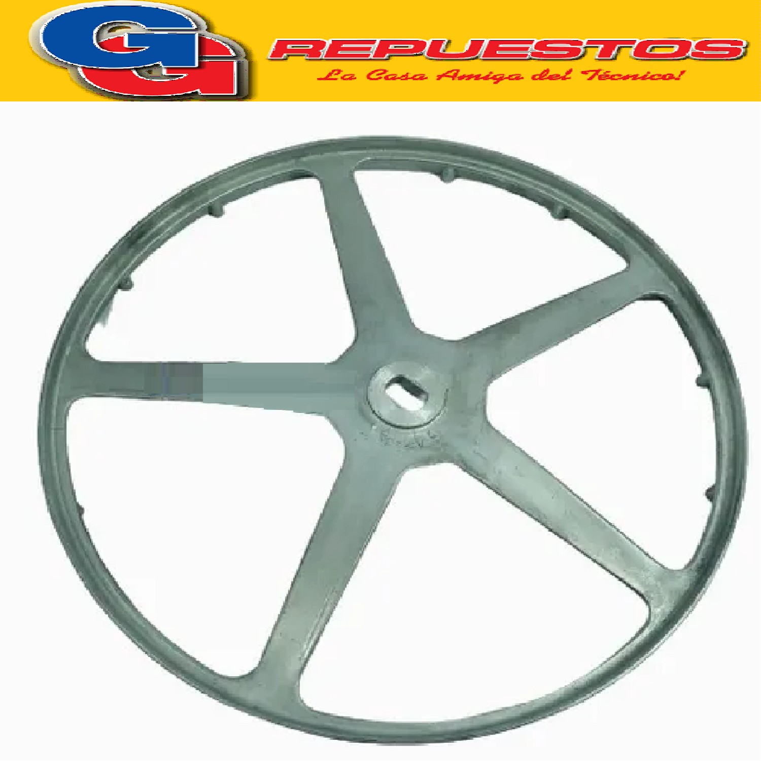 POLEA TAMBOR LAVARROPAS DREAN BLUE 8.12 2 CARAS  D270 DIAME TRO 270 mm DREAN BLUE 8.12 AG.CHATO (POLEA PLANA P/EJE PUNTA DOBLE CARA ORIG.) Cod.Origen: 701026245 (DREAN ALLADIO) POLEA TAMBOR D270  Produttore: Ind.Argentina
26696 (centro chato) CANDY CAS812D WHIRLPOOL WNQ85AB WNQ86AB WFE81A