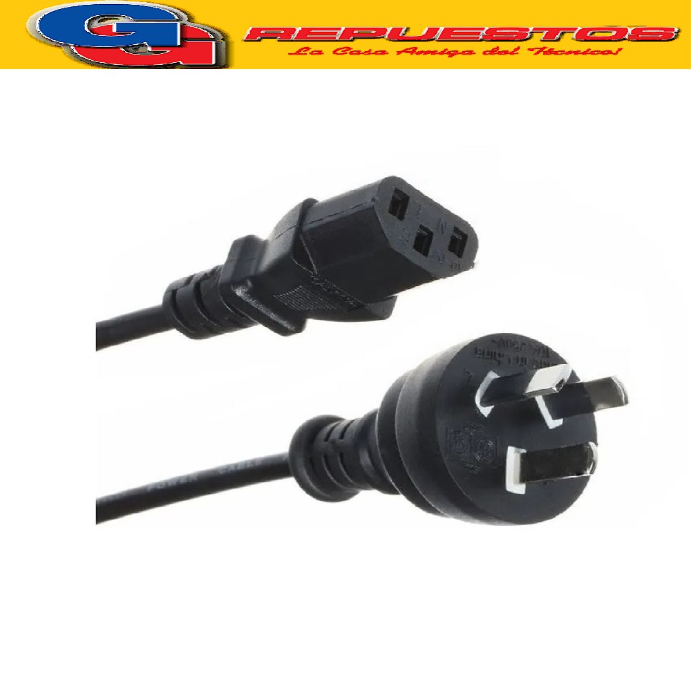 CABLE POWER INTERLOCK UNIVERSAL ALIMENTACION COMPUTADORA. ,  LARGO TOTAL 1.20 MTS