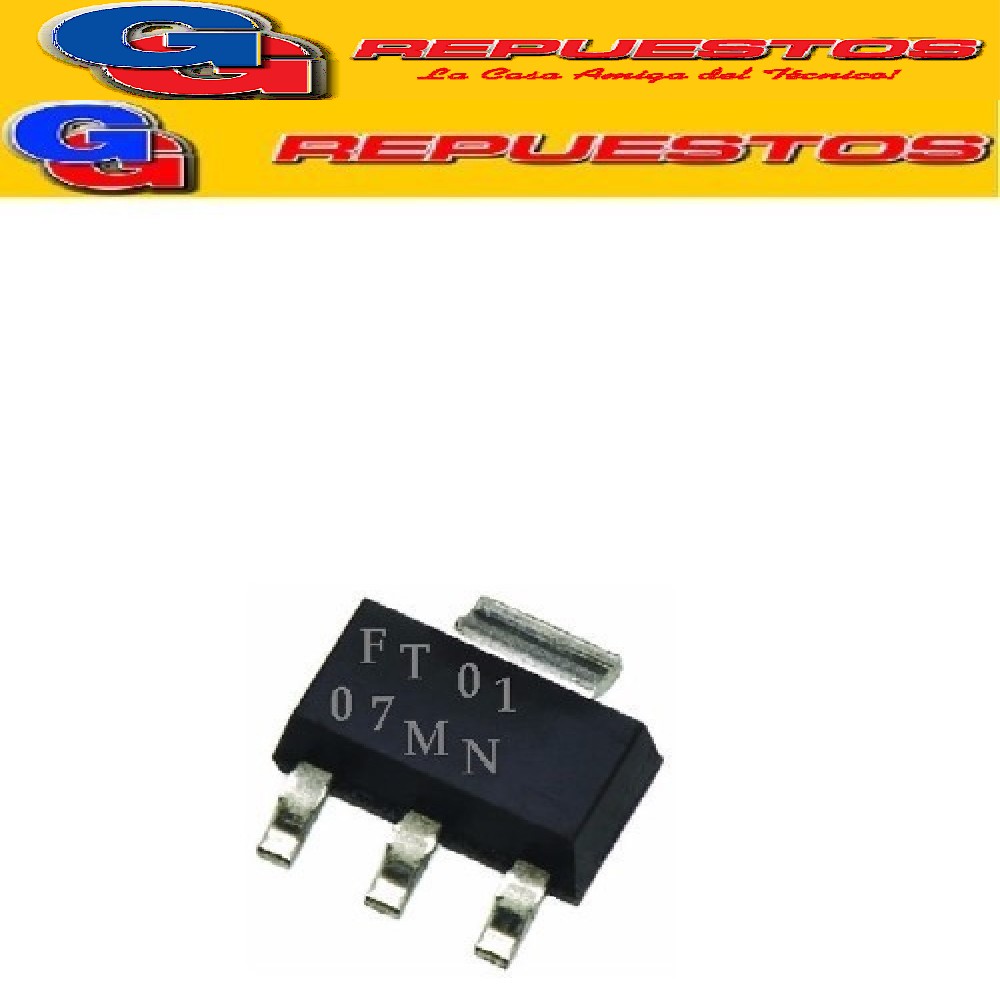 TRIAC FT0107MN 1A 600V SMD SOT223 PARA DREAN CONCEPT