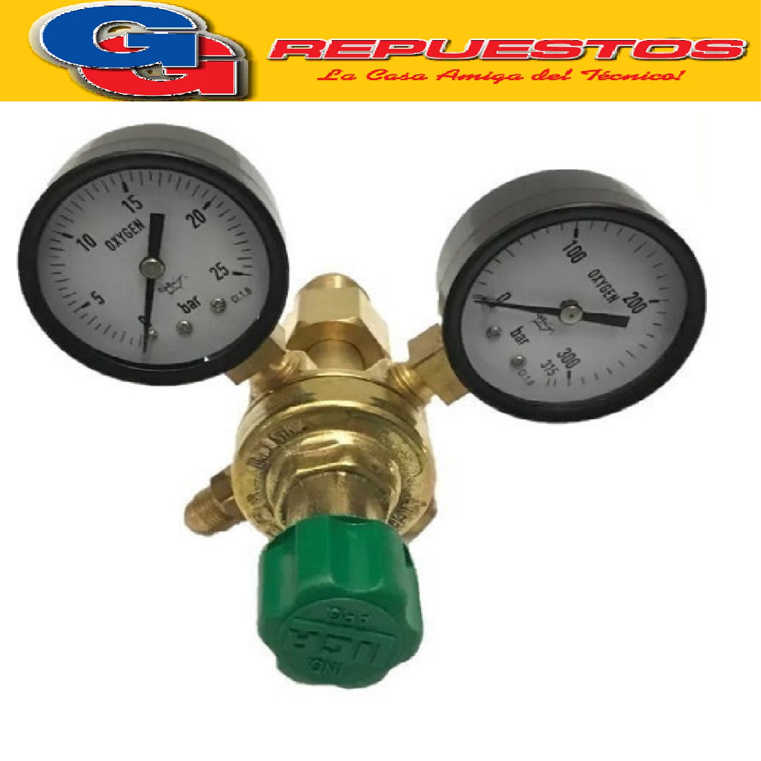 REGULADOR VALVULA PARA TUBO CILINDRO NITROGENO ALTA PRESION  , PRESIONES BAJA 0-60 (0-850 PSI) BAR - ALTA 0-315 BAR (0-4500 PSI )