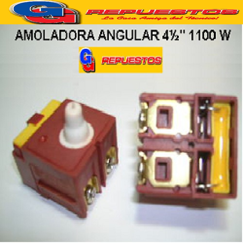 INTERRUPTOR AMOLADORA ANG.4½  1100W - 12422