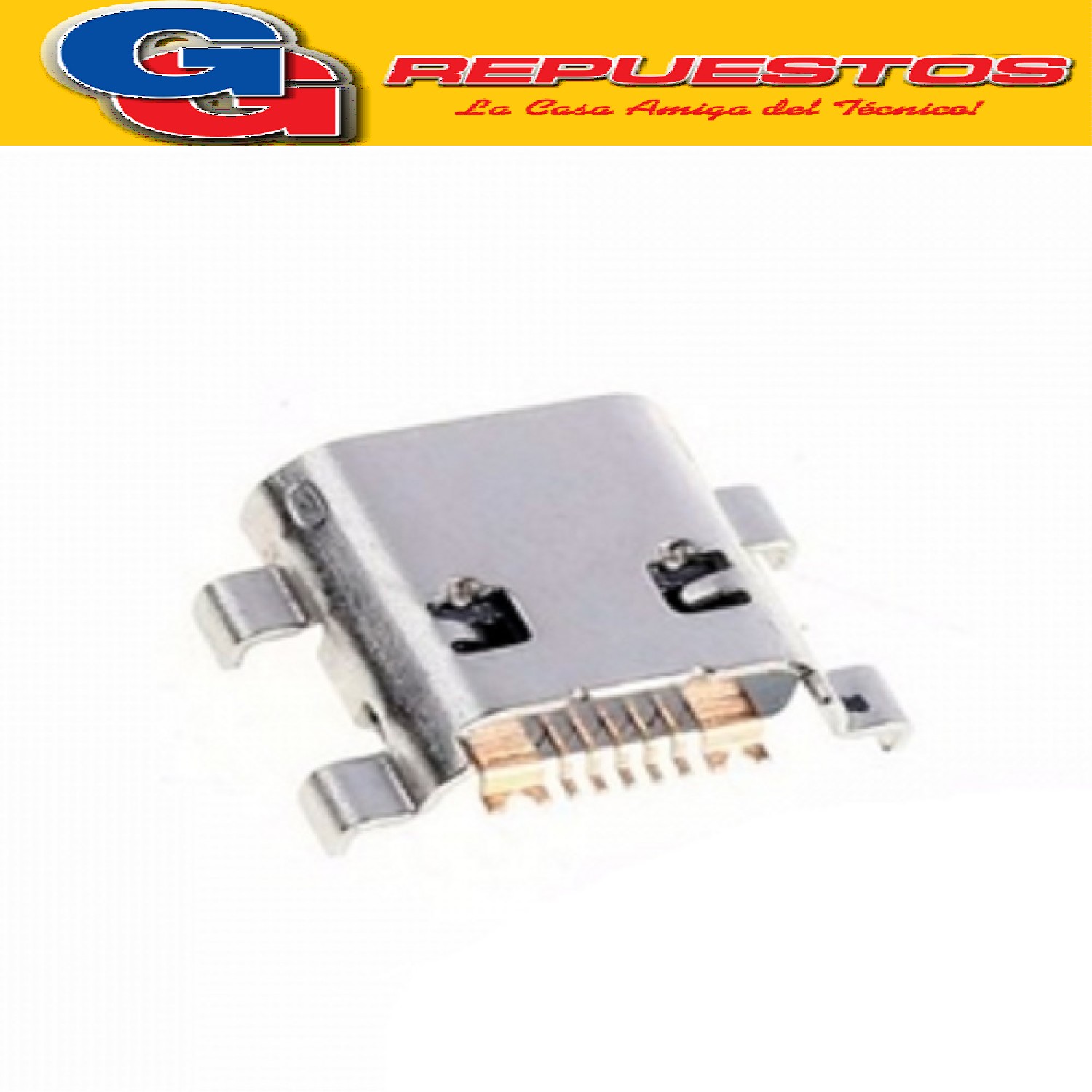 CONECTOR MICRO USB HEMBRA PARA SMARTPHONES Y TABLET (MONTAJE G)