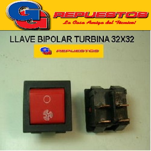 LLAVE BIPOLAR CUADRADA 32x32 TURBINA