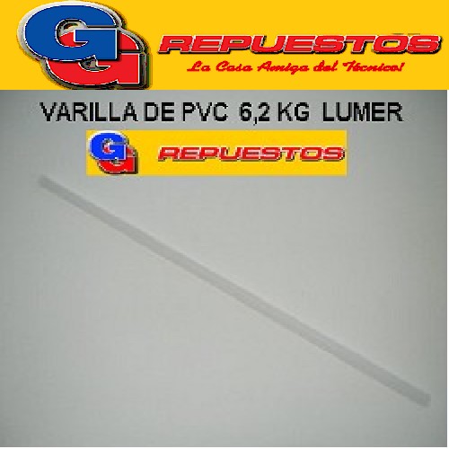 VARILLA PVC 6.2 KG SECARROPA PEABODY STANDAR ELECTRIC LUMER COVENTRY SCB 6100 