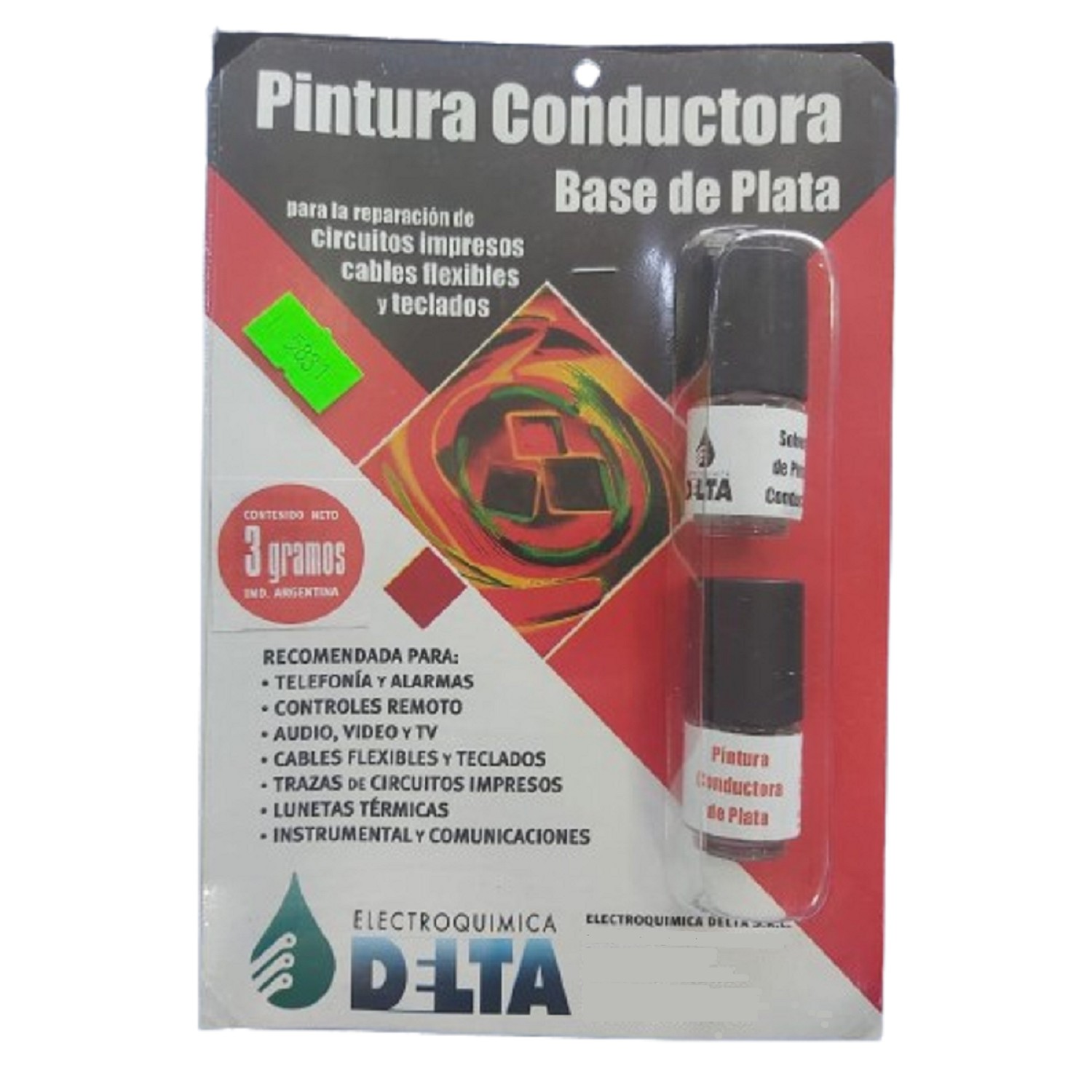 PINTURA CONDUCTORA (PLATA) 6 GR.