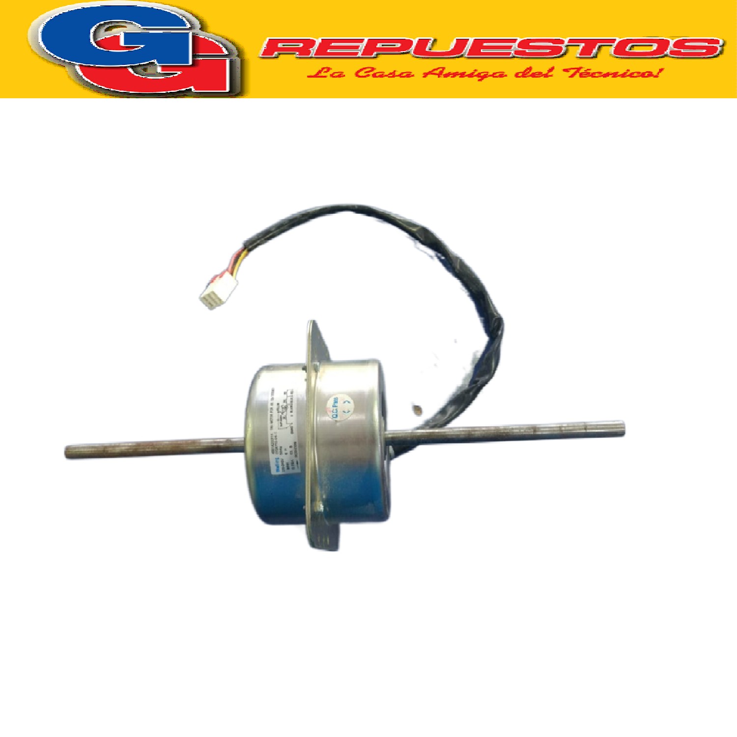 FORZADOR MOTOR CONDENSADOR AIRE ACONDICIONADO YSK110-6H-1 () DOBLE EJE COMPACTO VENTANA EJE 12MM 95 W 0.70 A CAPACITOR 6 UF