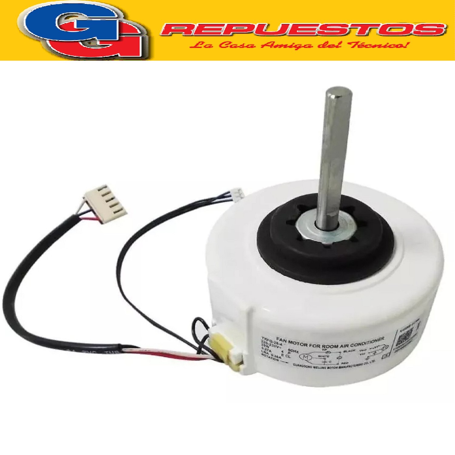 MOTOR FORZADOR EVAPORADOR AIRE ACONDICIONADO SPLIT YYW28-4. 28W