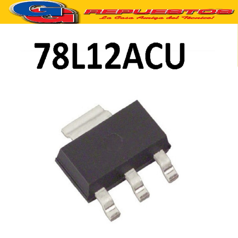 78L12ACU - REGULADOR POSITIVO 12V 100MA (SMD) (SOT-89)