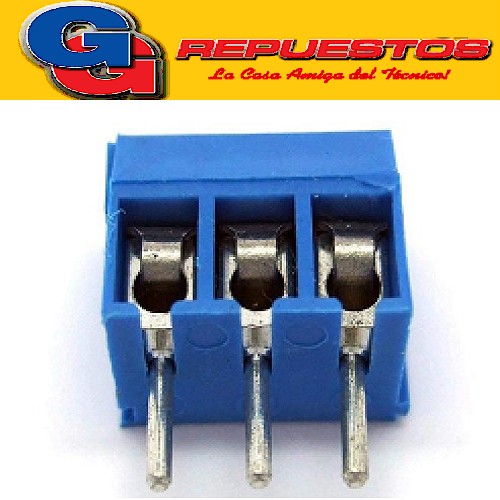 BORNERA 3 POLOS 16A 300VAC (APILABLE AZUL)