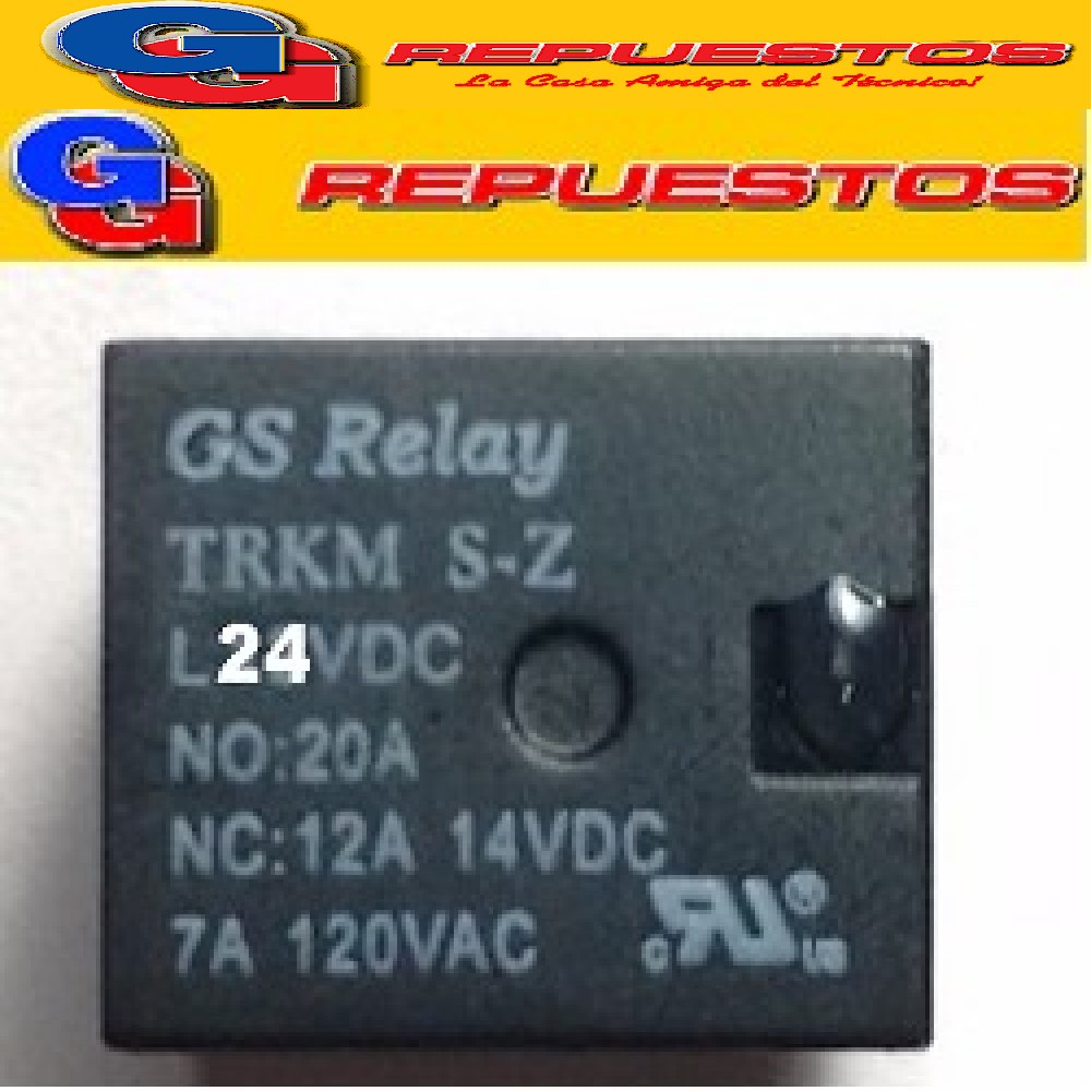 TRKM-24V - RELE BOBINA  24V  (960E);  25A 16V INVERSOR SIMPL E