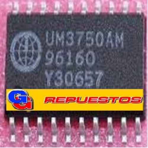 UM3750AM - CODIFICADOR/DECOFICADOR DE CONT. REMOTO (SMD)