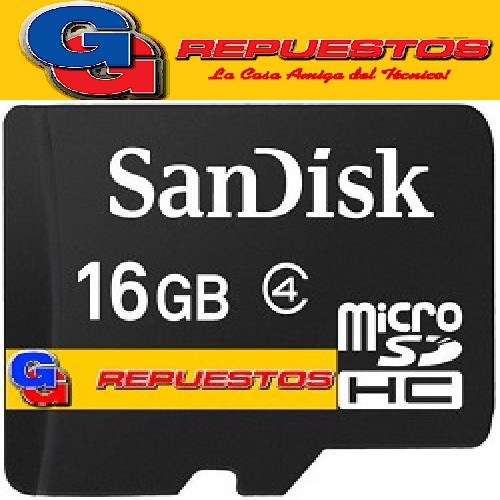 TARJETA DE MEMORIA MICROSDHC 16GB CLASE 4 SIN ADAPTADOR