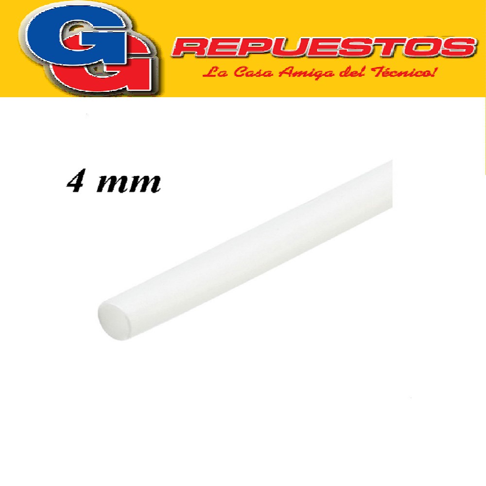 SPAGHETTIS TERMOCONTRAIBLE Ø - 4 MM BLANCO X METRO