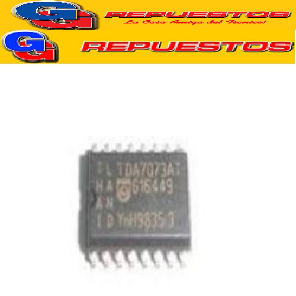 CIRCUITO INTEGRADO TDA7073AT SMD controlador de alimentación dual BTL, diseñado para ser utilizado como un controlador de energía para servo Sistemas con un solo suministro