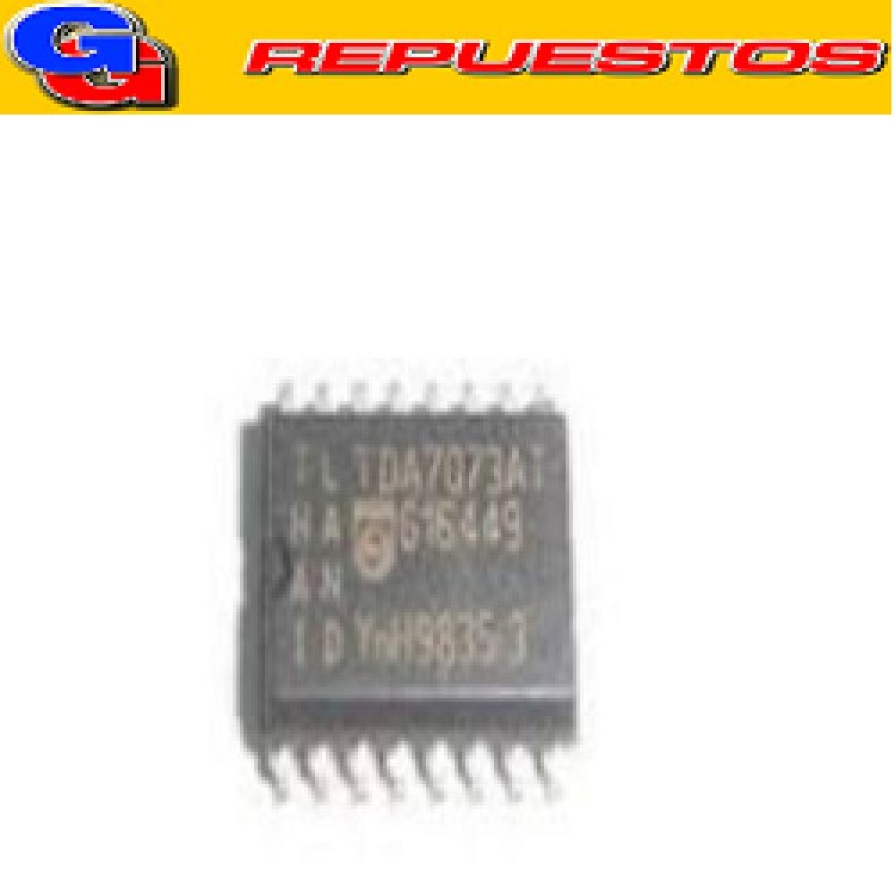 CIRCUITO INTEGRADO TDA7073AT SMD controlador de alimentación dual BTL, diseñado para ser utilizado como un controlador de energía para servo Sistemas con un solo suministro