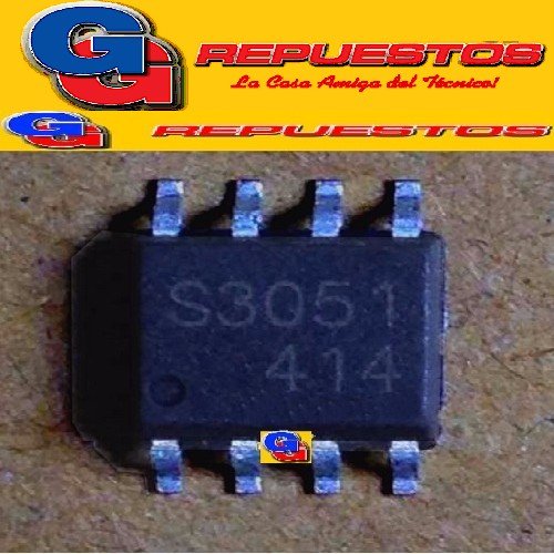 CIRCUITO INTEGRADO S3051 OSCILADOR DE FUENTE SAMSUNG SME3051