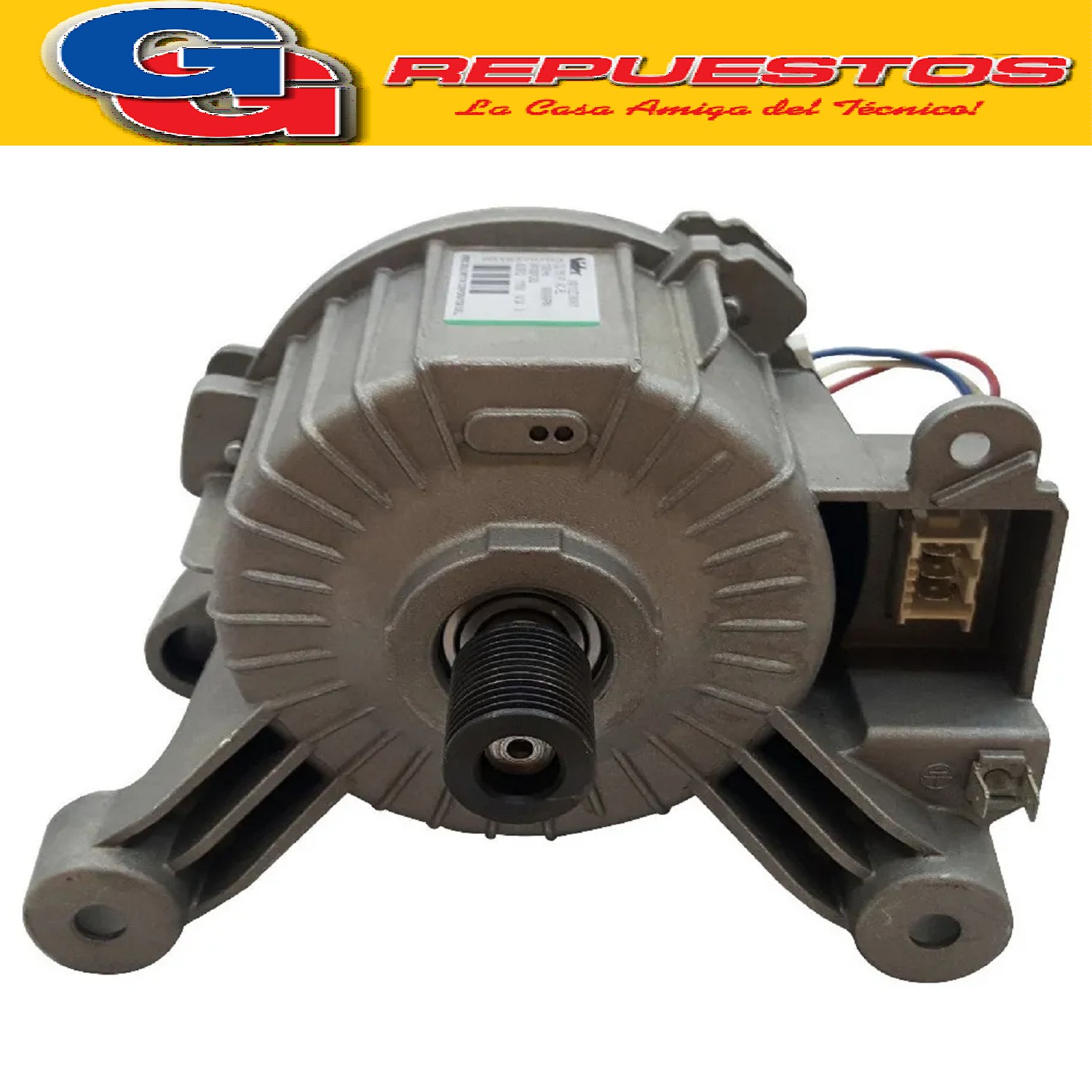 MOTOR HIBRIDO INVERTER LAVARROPAS WHIRLPOOL WLCF70B- WLCF85B -WCF74ZB-WCF94ZB/ZF (ORIGINAL) Cod.Origen: W10891262 (WHIRLPOOL) 326079445 (WHIRLPOOL) MOTOR LAVADO WFC74ZB/94ZB/94ZS 326080010 (WHIRLPOOL) MOTOR LAVADO WLCF90B-WLCF90S Produttore: NIDEC SOLE MOTOR CORPORATION SRL (WB102D38W01) 421B12 11559 (0016370700)