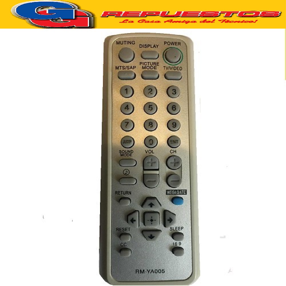 CONTROL REMOTO TV SIMILAR A SONY  RM-YA005