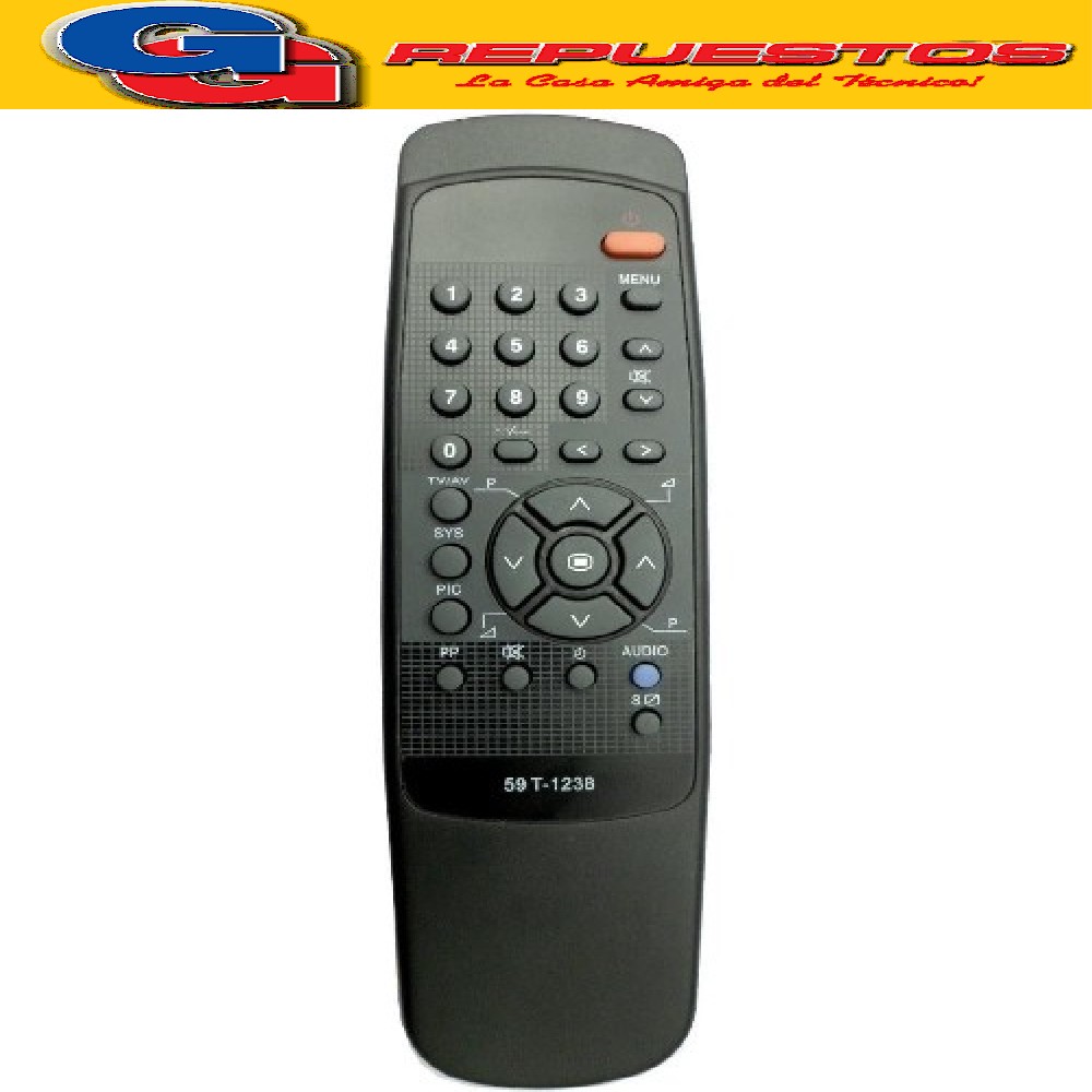 CONTROL REMOTO TV KEN BROWN T1238