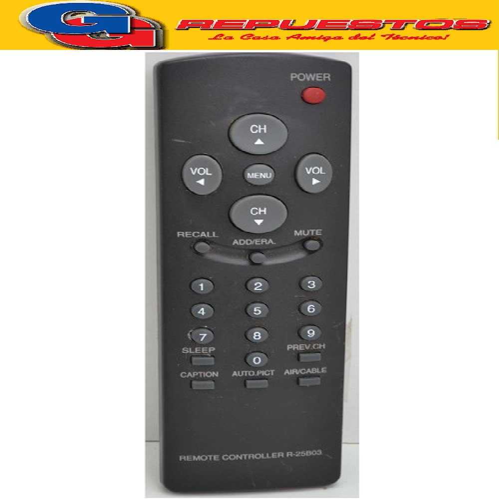 CONTROL REMOTO TV DAEWOO R-25B03