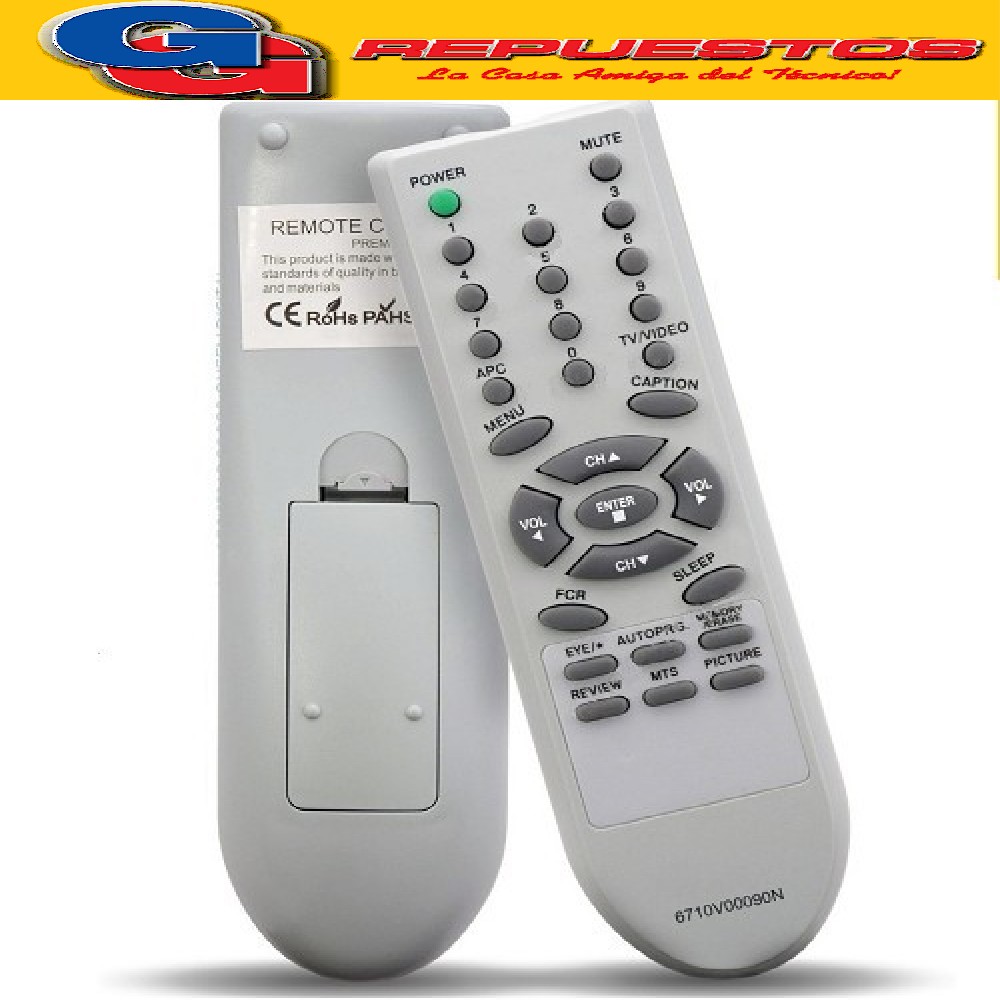 CONTROL REMOTO TV LG 6710V00090N