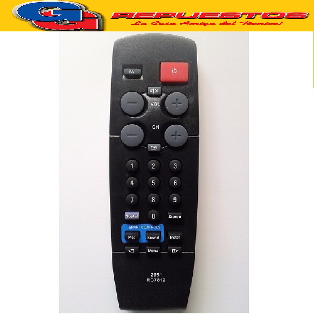 CONTROL REMOTO TV PHILIPS RC-7802