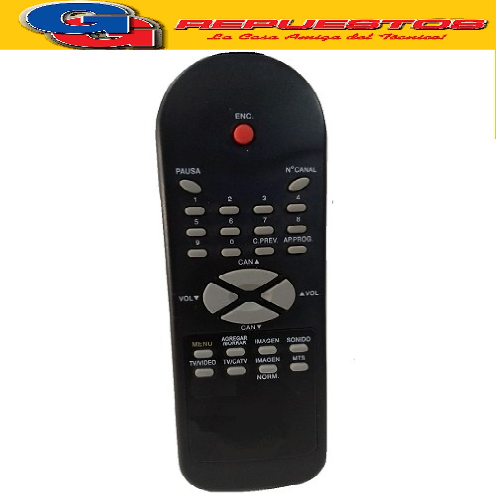 CONTROL REMOTO TV NOBLEX RC105-15 8T