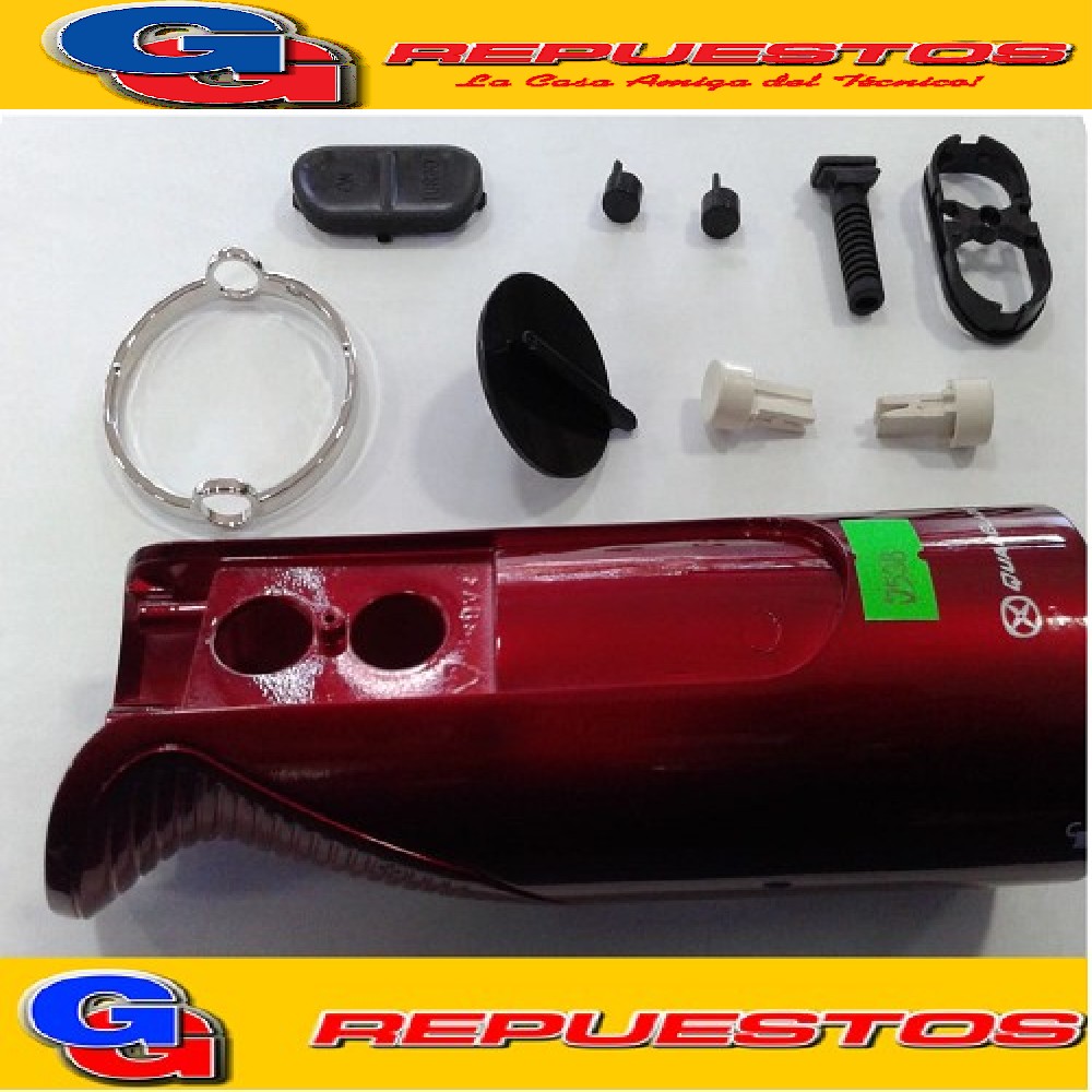 CARCASA ROJA C/ PERILLA Y BOTONES PARA BATIDORA DE INMERSION OSTER MODELO FPSTHB2803/FPSTHB2801